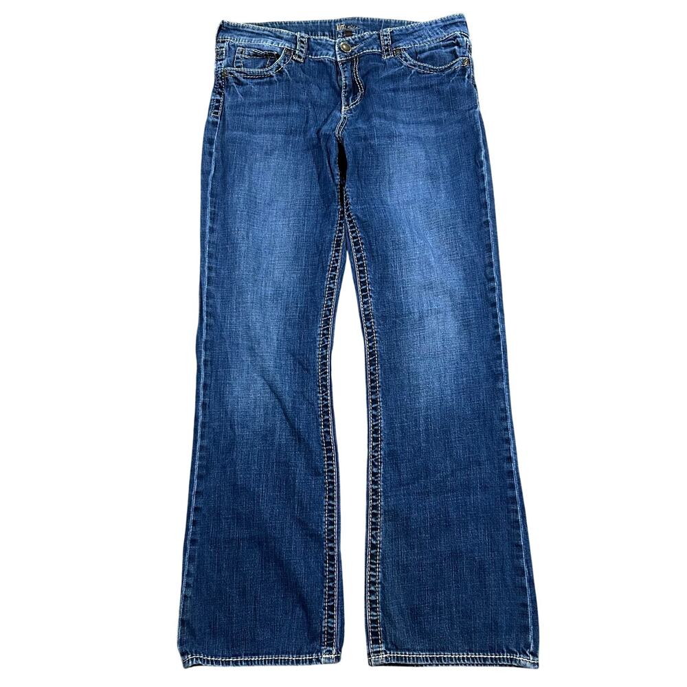 Kut From The Kloth Bootcut Jeans Womens Size 12 (34x32) Dark Wash Western Denim